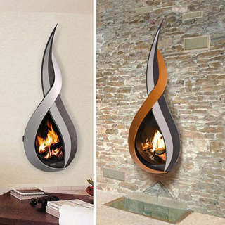 Illustration for article titled Elaborate Wall-Mounted Fireplaces For Holiday Ambiance